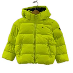 TOMMY HILFIGER トミーヒルフィガー フード付き ダウンジャケット size110/イエロー系