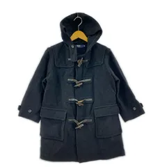 POLO RALPH LAUREN ポロ・ラルフローレン ウール混 フーデッドダッフルコート size130/ブラック