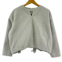 B:MING by BEAMS ビーミングバイビームス  スリットネック カットソー sizeS/ライトグレー