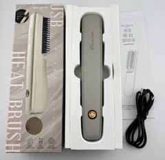 【在庫処分セール】【美品】COGIT コジット Easy Styler the BETTER USB HEAT BRUSH  ブラシヘアアイロンのサムネイル