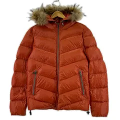 NICOLE CLUB FOR MEN ニコルクラブフォーメン フード付き 2-way ダウンジャケット size46/オレンジ