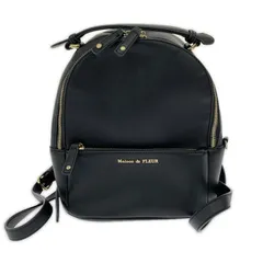 Maison de FLEUR メゾン ド フルール ロゴリュック・デイパック size-/ブラック