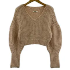 snidel スナイデル  Vネック　ショート丈ニット sizeONE SIZE