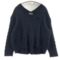 Spick and Span スピックアンドスパン Vネックニット size表記なし/ブラック