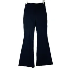 ACLENT アクレントACLENT センタープレス　フレアパンツ sizeF/ブラック