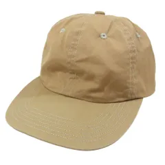KIJIMA TAKAYUKI キジマタカユキ 25SS 25102-BS 6パネル アジャスター キャップ ベージュ系 F【中古】
