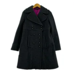 MARC BY MARC JACOBS マークバイマークジェイコブス ウール混 ダブルボタンコート size4/ダークグレーのサムネイル