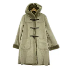 nano universe ナノユニバース フェイクムートンコート size36/グレージュ