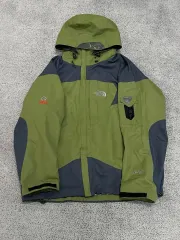 (S) ザ・ノース・フェイス サミットシリーズ ゴアテックス ウィンドブレーカー カーキ