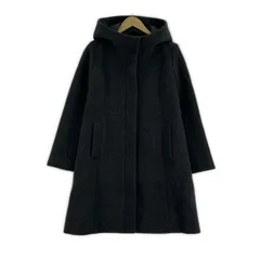 UNTITLED アンタイトル   フーデッドコート size2/チャコールグレー