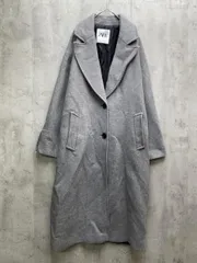 ZARA ザラ テーラード ロング ウール コート sizeM/グレー ◆■レディース