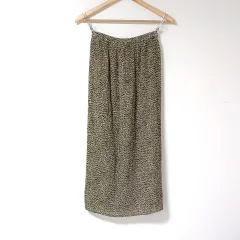 KORET ヒョウ柄 パータン 密な プリーツ スカート