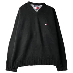 古着 90年代~ トミーヒルフィガー TOMMY HILFIGER Vネック コットンニットセーター メンズL相当 ヴィンテージ/eaa607690