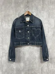 ZARA ザラ TRFハート Gジャン デニム ジャケット sizeS/青 ◆■◎レディース