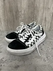 VANS バンズ オールドスクール 厚底 ローカット スニーカー size27.5cm/白ｘ黒 ■■ メンズ