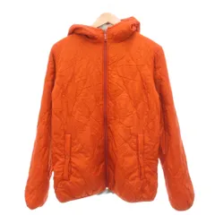 ユニクロ UNIQLO オールドユニクロ 中綿ジャケット XL オレンジ フード付き キルティング /NL ■GY60
