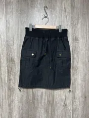 TOMMY HILFIGER トミーヒルフィガー カーゴスカート タイト スカート sizeM/黒 ◆■ レディースのサムネイル