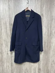 Maker's Shirt 鎌倉 ウールチェスターコート チェスター コート sizeL/濃紺 ◆■◎メンズ