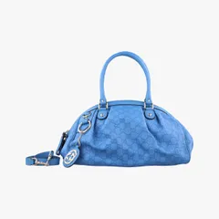 グッチGucciスーキー ディアマンテ ブルー レザー 223974 F9064447