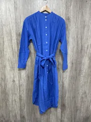 美品 GAP ギャップ タグ付 ロング シャツ ワンピース sizeS/青 ■◇ レディース