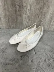 UNITED ARROWS ユナイテッドアローズ バレエシューズ フラット パンプス size24.5/白 ■■ レディース