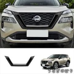 人気商品21年式エクストレイル専用中網デコレーション【ブラック】1点セット ABS製 フロントグリルパーツ 外装パーツC260128