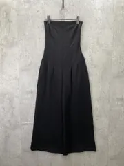 Bonjour Sagan ボンジュールサガン ベアトップ オールインワン sizeF/黒 ◇■レディース