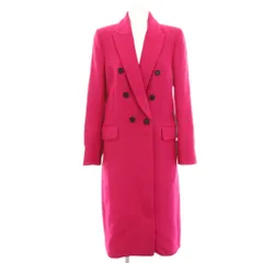 ザラ ZARA ダブルブレスコート ピーコート Pコート ロング XS ピンク /HN