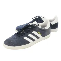 アディダスオリジナルス adidas originals Gazelle ガゼル スニーカー ローカット レースアップ スエード スリーストライプス トレフォイル ロゴ 27.0 カレッジブルー BB5478 /CK2 ■GY01