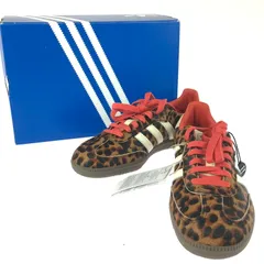 【中古美品】adidas アディダス SAMBA OG W LEOPARD PRELOVED RED JI2734 サンバ オージー スニーカー 靴 【166-251205-rt-09-tag】