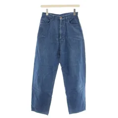 6 ROKU BEAUTY&YOUTH B&Y ロク ビューティーアンドユース アローズ ハイウエスト デニムパンツ USED加工 ジーンズ 34 青 ブルー 614-243-0377 /☆G