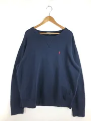 【中古品】POLO RALPH LAUREN ポロ・ラルフローレン FRONT V CREW NECK SWEAT 前V クルーネック スウェット トレーナー 【146-251207-na-01-tag】