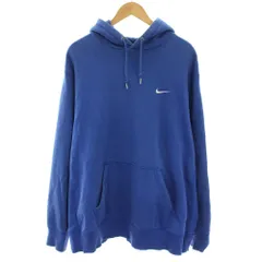 ナイキ NIKE ジ アスレチック デプト THE athletic DEPT パーカー プルオーバー フーディー 長袖 スウォッシュ刺繍 3XL 青 ブルー FA110104NIG /YT ■MA