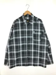 【中古品】 CALTOP キャるトップ L/S CHECK SHIRT BLACK ロングスリーブ チェックシャツ USA製 長袖シャツ 【146-251215-rt-11-tag】