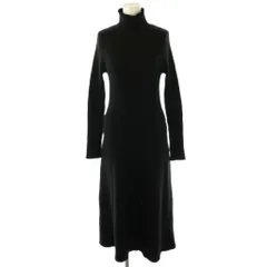 アンクレイヴ uncrave ウールナイロン フレアニットワンピース 1 ブラック /ES ■OS