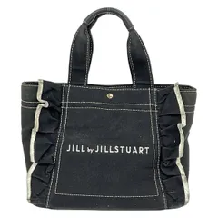 JILL by JILLSTUART(ジルバイジルスチュアート) トートバッグ - 黒×白 フリル
