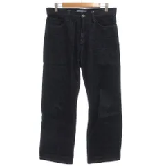 ユニクロ UNIQLO 美品 25SS JW ANDERSON ストレートジーンズ デニムパンツ 27 ジップアップ インディゴブルー 221-476209 /GV