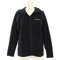 モンベル Montbell クリマプラス100 ウォームアップパーカ フリース パーカー ジップアップ XS ブラック 1106600 /TK