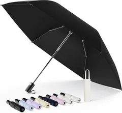 折りたたみ傘 ワンタッチ 自動開閉 大きいサイズ【 210T 超撥水・ 8本骨 晴雨兼用】耐風 折り畳み傘 豪雨対応 おりたたみ傘 梅雨対策 台風対応 uvカット 日傘 紫外線遮断 軽量 反射テープ 丈夫 折畳傘 メンズ　男女兼用