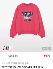 エズイフ メンツマン WESTERN SHOW SWEATSHIRT PINK