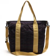 ポーター 吉田カバン／PORTER バッグ トートバッグ 鞄 ハンドバッグ メンズ 男性 男性用 ナイロン レザー 革 本革 ネイビー 紺  SHPO0002Q0 オンブレチェック ノートPC収納可 ユニセックス 男女兼用 2WAY ショルダーバッグ