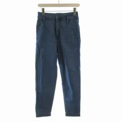 ナノユニバース nano universe サークルデニム ハイウエストワイドデニム ジーパン ジーンズ 36 S 青 ブルー 669-1127018 /RO