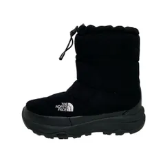 ノースフェイス ショートブーツ 25 メンズ ヌプシ ブーティー ウール IV NF51878 黒 キルティング/中綿/インソール取外し可 ウール