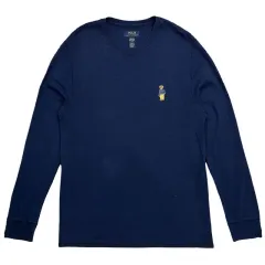 POLO RALPH LAUREN (ポロラルフローレン) ベア コットン ワッフル ロングスリーブ Tシャツ L