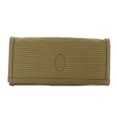 イヴサンローラン YVES SAINT LAURENT 長財布 二つ折り レザー ロゴ 茶色 ブラウン /XZ ■OH ■GY18