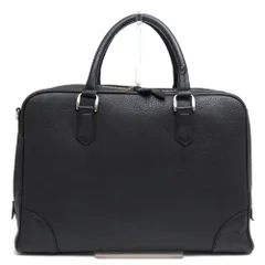 アレンヌ／HALEINE バッグ ブリーフケース ビジネスバッグ 鞄 ビジネス メンズ 男性 男性用レザー 革 本革 ブラック 黒  07000210r シボ革 シュリンクレザー ノートPC収納可