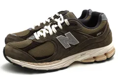 ニューバランス／NEW BALANCE シューズ スニーカー 靴 ローカット メンズ 男性 男性用 ナイロン レザー 革 本革 オリーブ カーキ  M2002RHN