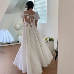 現行✨kaene カエン タフタカシュクールドレス 36 日本製 - メルカリ