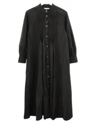 23区 オンワード樫山 ヴィンテージライトタフタ ブザムワンピース 38 ブラック 黒 長袖