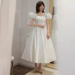 【新品・未使用】スリット入りブラックウェディングドレス。司会、パフォーマンス、宴会、ヘップバーンスタイルのレディースドレス。